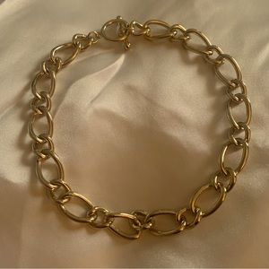 NEW! 14K GOLD plated short necklace 12 inch with toggle closure